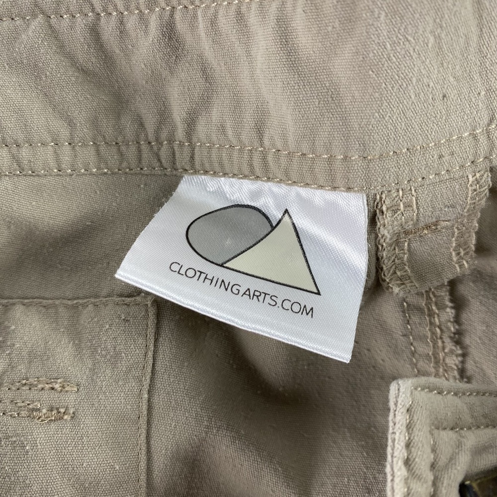 Clothing Arts Pants Mens 42x32 Khaki Nylon Cargo Hiking Pickpocket Proof Outdoor - Picture 10 of 16